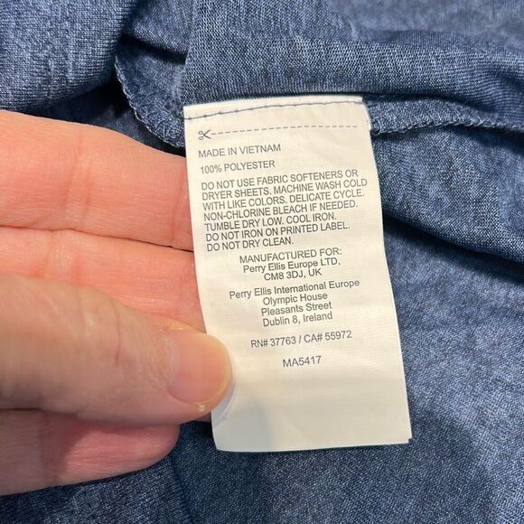 Callaway Womens Polo Golf Shirt Sz Large Short Sleeve Navy Blue Zipper Neckline - Picture 7 of 7